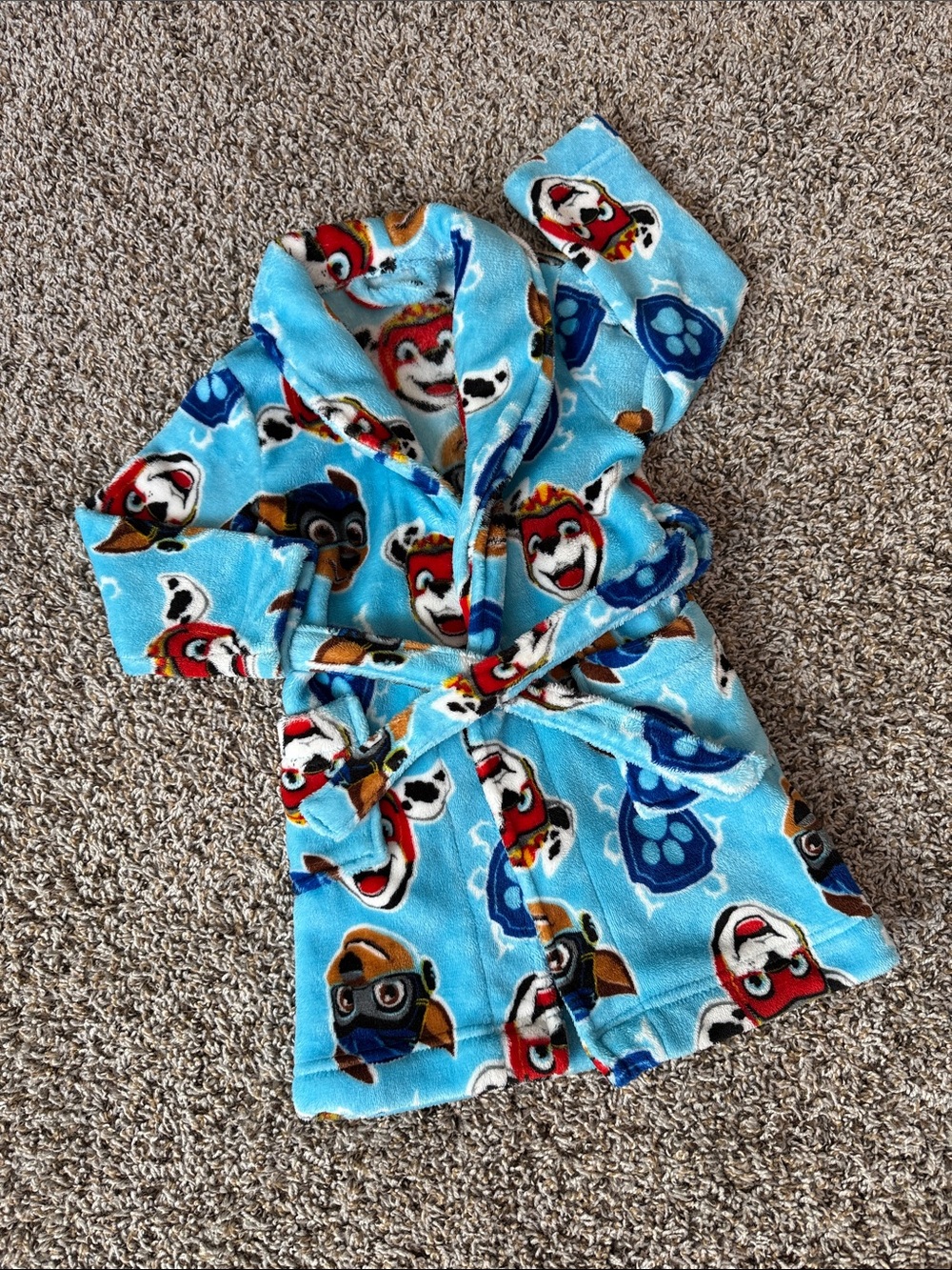 Blue Paw Patrol Kids' Hooded Robe